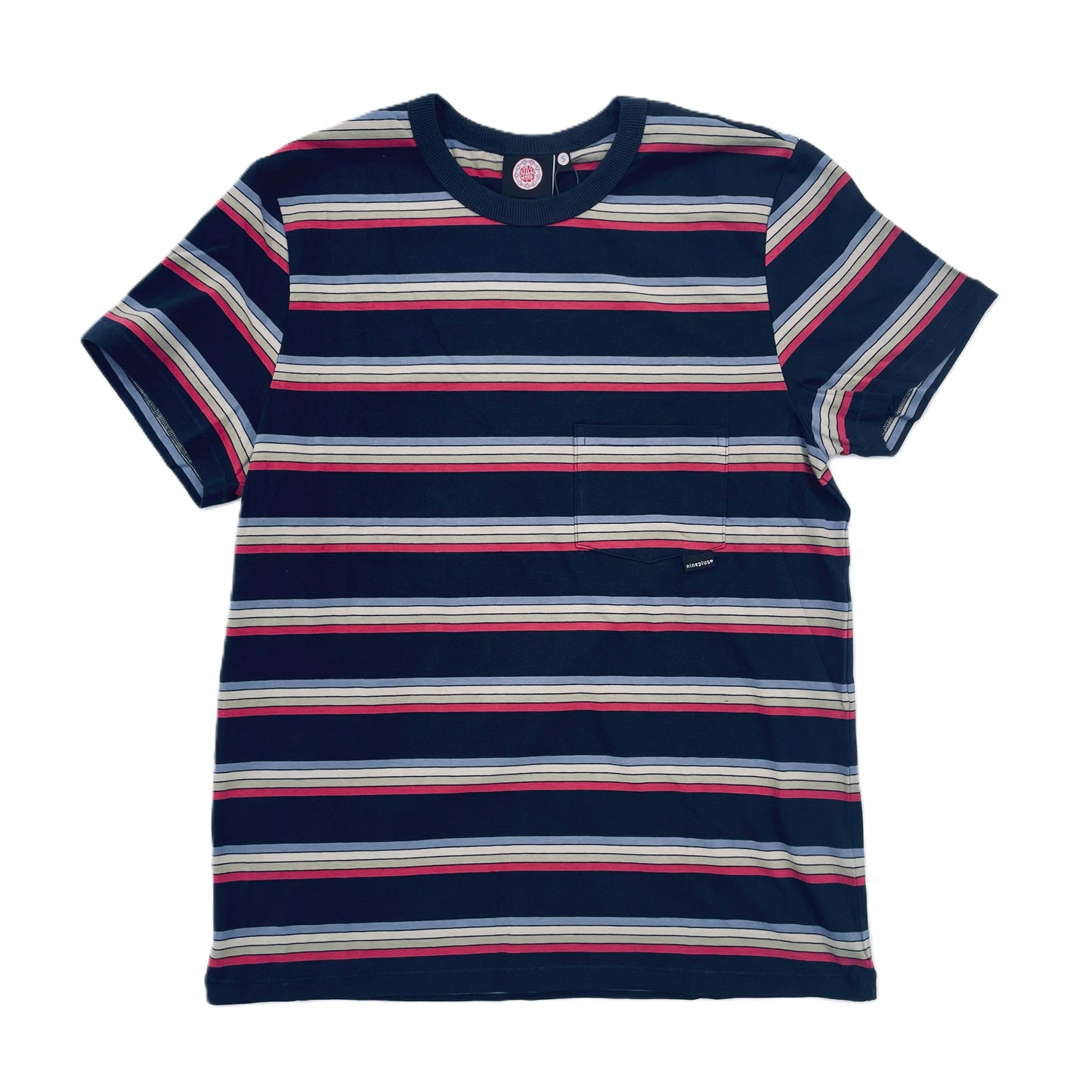 T-Shirt | 60s Stripe | No.8 | Navy