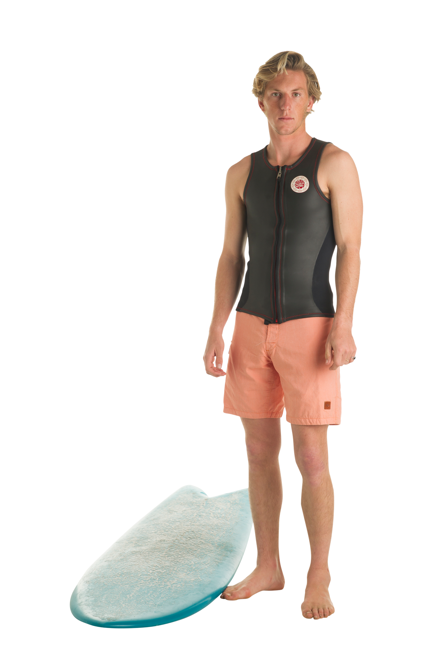 Nineplus Boardshorts | Chambray | Orange *OLD*