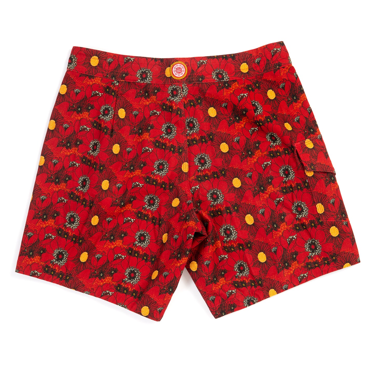Nineplus Boardshorts | Lined Canvas | Red