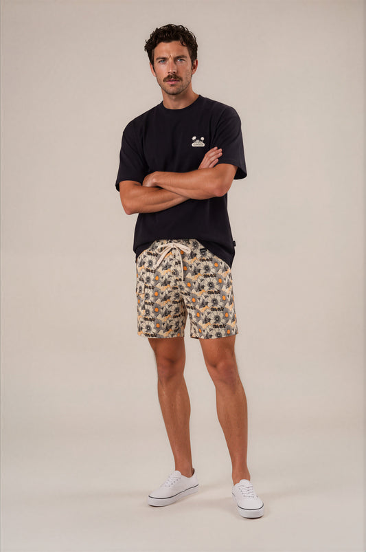 Nineplus Boardshorts | Lined Canvas | Cream