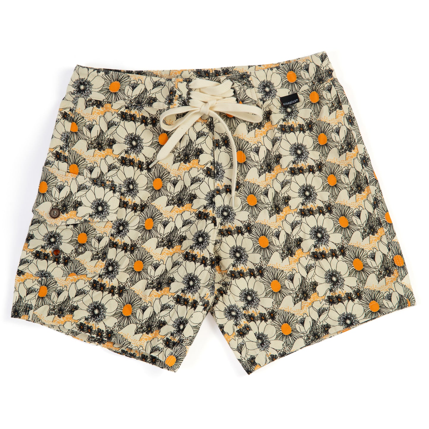 Nineplus Boardshorts | Lined Canvas | Cream