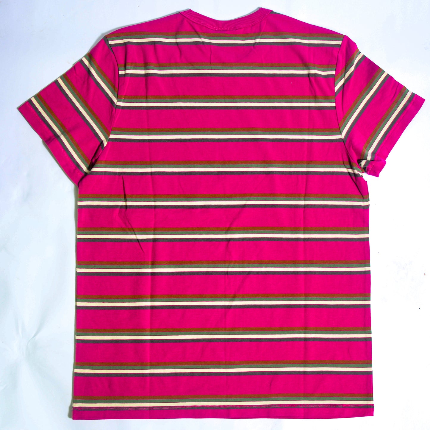 T-Shirt | 60s Stripe | No.7 | Fushia