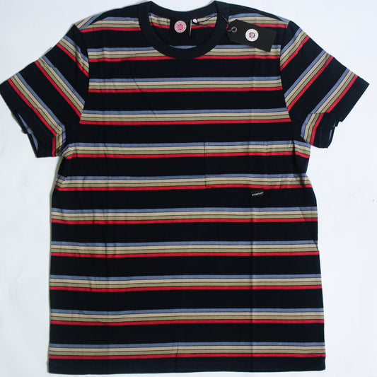 T-Shirt | 60s Stripe | No.8 | Navy