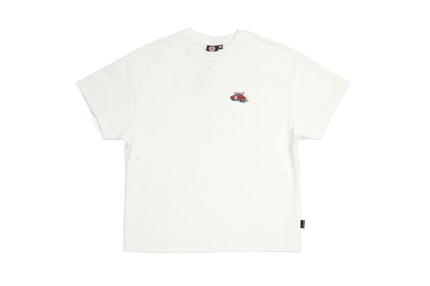 T-Shirt | White | Go'in Surfing | Heavyweight Box Fit
