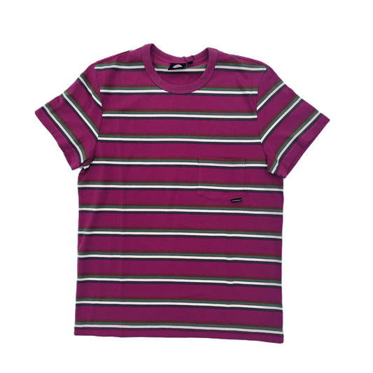 T-Shirt | 60s Stripe | No.7 | Fushia