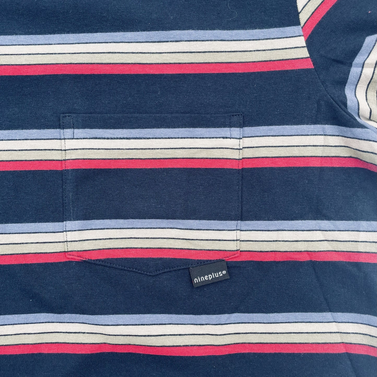 T-Shirt | 60s Stripe | No.8 | Navy