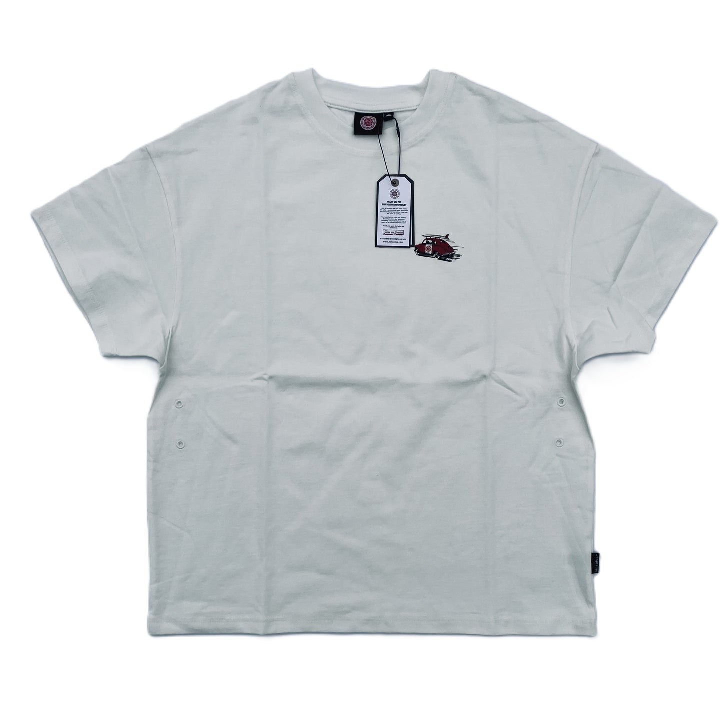 T-Shirt | White | Go'in Surfing | Heavyweight Box Fit