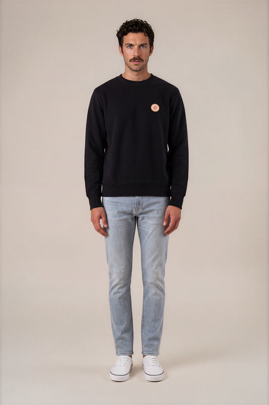 Nineplus Sweatshirt | Joplin Logo | Black