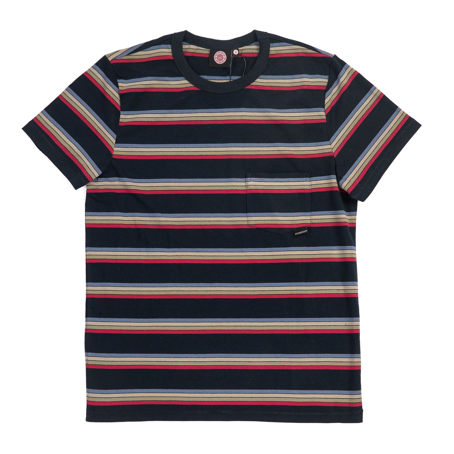 T-Shirt | 60s Stripe | No.8 | Navy
